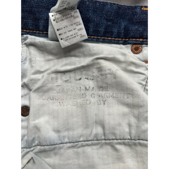 MOUSSY VINTAGE x Barneys‎ New York Distressed Skinny Jeans Sz 28 MADE IN JAPAN - Picture 7 of 15